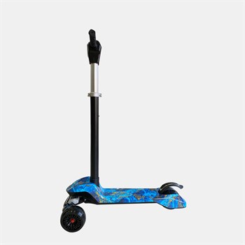 Scooter Bluetoothlu Müzikli ve Led Işıklı Mavi